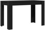 vidaXL Esstisch Schwarz Eichen-Optik 120x60x76 cm Holzwerkstoff, Tisch,...