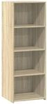 vidaXL Highboard Sonoma-Eiche 45x41x124 cm Holzwerkstoff