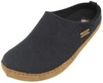 HAFLINGER Emils Toffel Filzpantoffel Hausschuh mit Ledersohle Unisex