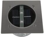 Smartwares Carlo Bodeneinbaustrahler - Solarbetrieben - Tag-/Nacht-Sensor, Silber
