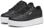 PUMA M&auml;dchen Carina Street Sneakers 34, Black Rose Gold White Metallic