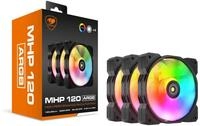 COUGAR MHP 120 Hoch Leistungsl&uuml;fter f&uuml;r PC-Geh&auml;use, Wasserk&uuml;hlung (3 Fan Pack,