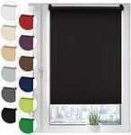 Sonello Verdunkelungsrollo Klemmfix ohne Bohren Rollo 100cm x 150cm Schwarz | Fenster