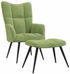 vidaXL Relaxsessel mit Hocker Fernsehsessel Sessel Polsterstuhl Stuhl Relaxstuhl