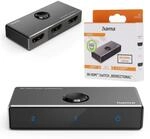 Hama HDMI Switch 8k (HDMI Umschalter 2 in 1 Out/1 in 2 Out, 8k Switch f&uuml;r TV, PC,