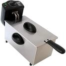 Fritteuse DESKI 3 Liter Edelstahl schwarz 2000 Watt Friteuse