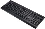 Renkforce RF-5799534 Kabellos Tastatur Deutsch, QWERTZ Schwarz