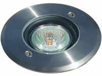 EVN 679235 LED-Boden-Einbauleuchte GU10 Hochvolt-Halogenlampe Edelstahl