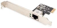 DIGITUS Gigabit Ethernet Netzwerk-Karte - 1 RJ45 Port - PCI Express - Realtek