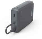 Hama Power Pack 10000mAh, mit festem USB C Kabel (externer Akku mit 2X USB C, zum