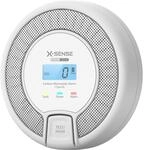 X-Sense CO Melder mit Digitalanzeige, Kohlenmonoxidmelder, Akkurater Sensor mit