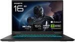 Gigabyte Gaming A16 Laptop &ndash; 16", 165Hz WUXGA, Ryzen 7 260, RTX 5070, 16GB...