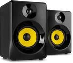 Vonyx SMN40B - 100W Studio Monitor Boxen Aktiv, 2 Wege Monitor Lautsprecher Aktiv