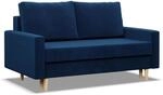 Mebligo - Sofa mit Schlaffunktion und Bettkasten Blank, 2 Sitzer Sofa 152 cm Breit,