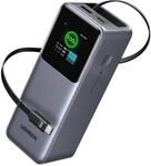 UGREEN Nexode Power Bank 20000mAh, 165W Schnellladen, 65cm einziehbares Kabel,