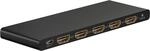 goobay HDMI Splitter 1 auf 4, 4K 60Hz Verteiler 1x4 f&uuml;r 4 Monitore, 18Gbit/s, HDCP