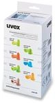 Uvex Einweg-Geh&ouml;rschutzst&ouml;psel hi-com SNR 24 dB, Neon Gr&uuml;n, 300 paar