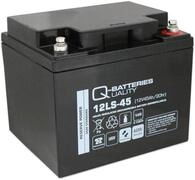 Q-Batteries 12LS-45 12V 45Ah Blei-Vlies-Akku / AGM VRLA mit VdS