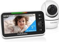 HelloBaby Babyphone mit Kamera, Kein WLAN, 5" IPS, HB6550, 3500 mAh | 355&deg;
