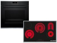 Bosch HBD472FH85 Set Backofen HBA271BB3 + Glaskeramikkochfeld autark PKC845FP1D