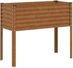 vidaXL Gartenpflanzgef&auml;&szlig; 100 x 45 x 90 cm Verwitterungsstahl