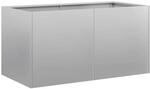 vidaXL Pflanzk&uuml;bel 80x40x40 cm Verzinkter Stahl, Pflanzschale,