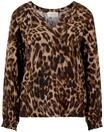 Cartoon Damen Casual-Bluse mit Kn&ouml;pfen