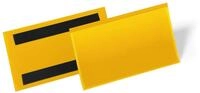 Durable Magnetische Etikettentasche 150 x 67 mm, Packung &agrave; 50 St&uuml;ck, Gelb, 174204