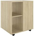 vidaXL Rollschrank mit F&auml;chern Rollcontainer B&uuml;roschrank Aktenschrank