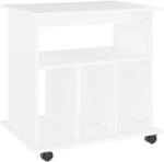 vidaXL Rollschrank mit F&auml;chern Rollcontainer B&uuml;roschrank Aktenschrank