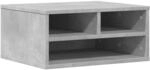 vidaXL Druckerst&auml;nder Betongrau 49x40x22,5 cm Holzwerkstoff
