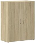vidaXL Aktenschrank Sonoma-Eiche 60x32x77,5 cm Holzwerkstoff