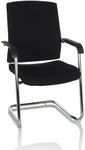 hjh OFFICE Besucherstuhl Freischwinger LEVIA VP Schwingstuhl mit Armlehnen,