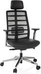 hjh OFFICE B&uuml;rostuhl ergonomisch SPINIO Elite L Chefsessel Leder, Kopfst&uuml;tze und