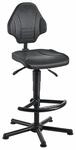 Certeo | Schwerlast-Arbeitsdrehstuhl | belastbar bis 250 kg | mit Bodengleitern...