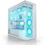 ARCTIC Xtender White (Clear Glass) - PC-Geh&auml;use, Geh&auml;rtetes Panorama-Glas, 2X 420