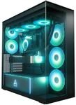 ARCTIC Xtender Black (Mirror Glass) - PC-Geh&auml;use, Verspiegeltes Glas, 2X 420 mm