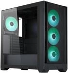 Silentware Flow 110 Black A-RGB Midi Tower PC-Geh&auml;use, Meshfront mit seitlichem