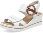 Rieker Damen Keilsandalen 67476, Frauen Sandalen,Sommerschuhe,Freizeitschuhe,offene