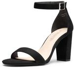 DREAM PAIRS Damen Klassische Sandalen mit Absatz Hochzeit Pumps elegant,Size