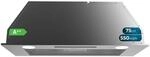 Cecotec Einbau-Dunstabzugshaube, 75 cm Bolero Flux IT 755500 Inox A++. Motor 70W, 3