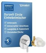 Duravit Circle Duscharmatur Set f&uuml;r 1 Verbraucher, inkl. Fertigmontageset mit
