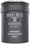 Hammerschlaglack Hammerschlag Effektlack Metallschutzlack Rubinrot - 2,5L