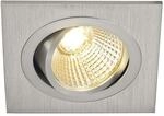 SLV NEW TRIA 77 CS Downlight aluminium 2700K eckig, Einbauleuchte, Einbauspot,