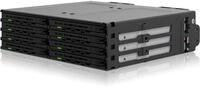 ICY DOCK 8X 2,5" SATA/SAS HDD/SSD Wechselrahmen mit schraubenlosen Trays in...