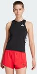 adidas Damen Train Essentials 3-Stripes Workout Tank Shirt, Black/White, S