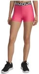 Under Armour Damen HeatGear Shorty, atmungsaktive Sport Shorts mit