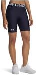 Under Armour Damen HeatGear 8in Short, atmungsaktive Sport Shorts mit