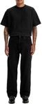 Levi's Herren Jeanshose 568 aus Baumwolle, Straight Fit, Schwarz (Welcome to The