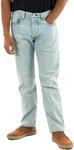 Levi's Herren Jeanshose 501 Original mit Knopfleiste, Straight Fit, Blau